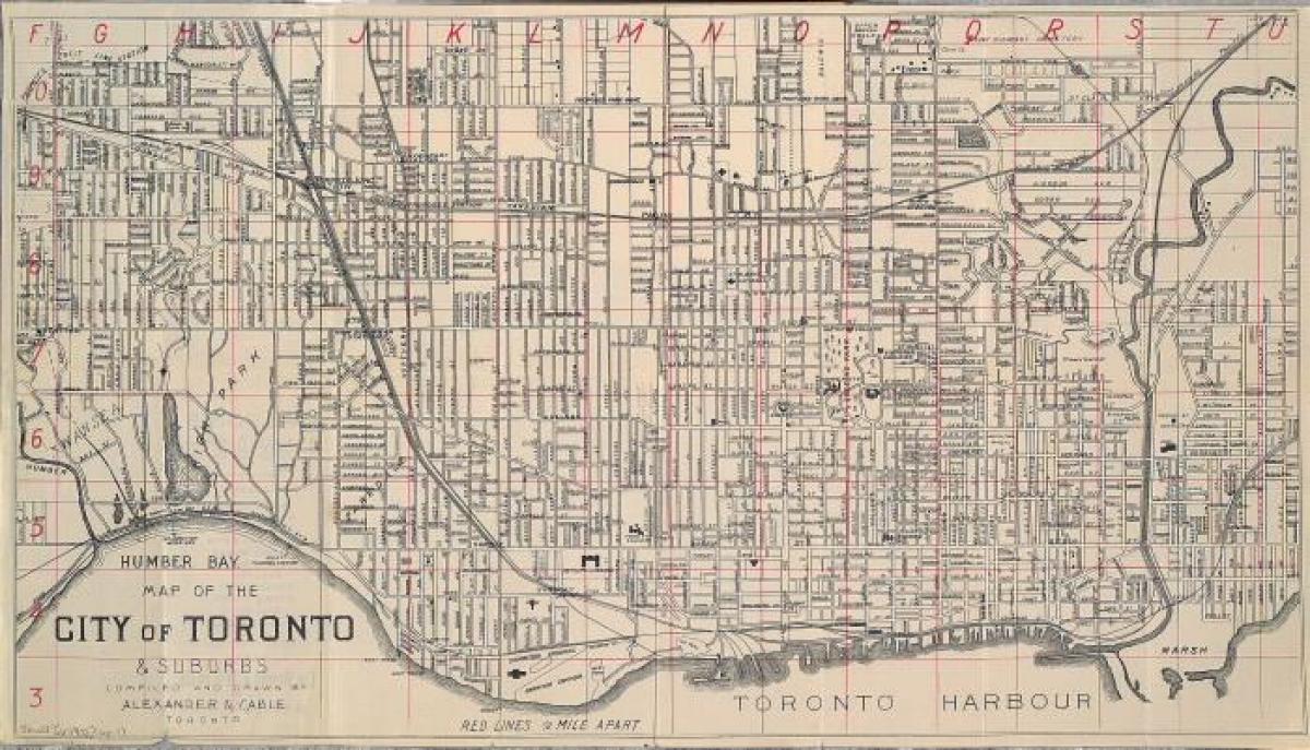 Ramani ya Toronto 1902