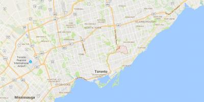 Ramani ya Hatamu Njia wilaya ya Toronto