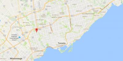 Ramani ya Humber Urefu – Westmount wilaya ya Toronto