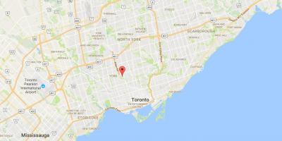 Ramani ya Humewood–Cedarvale wilaya ya Toronto