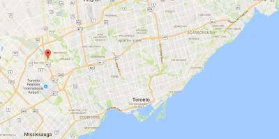 Ramani ya Jirani ya wilaya ya Toronto