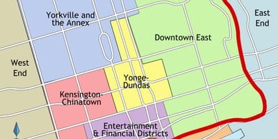Ramani ya Kati Toronto