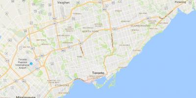 Ramani ya Niagara wilaya ya Toronto