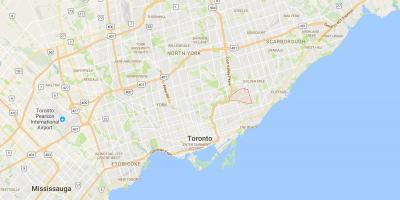 Ramani ya o'connor–Parkview wilaya ya Toronto