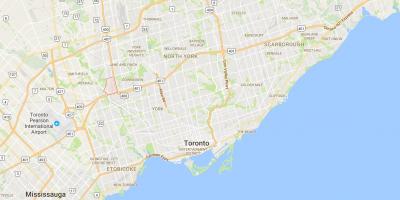 Ramani ya Pelmo Park – Humberlea wilaya ya Toronto
